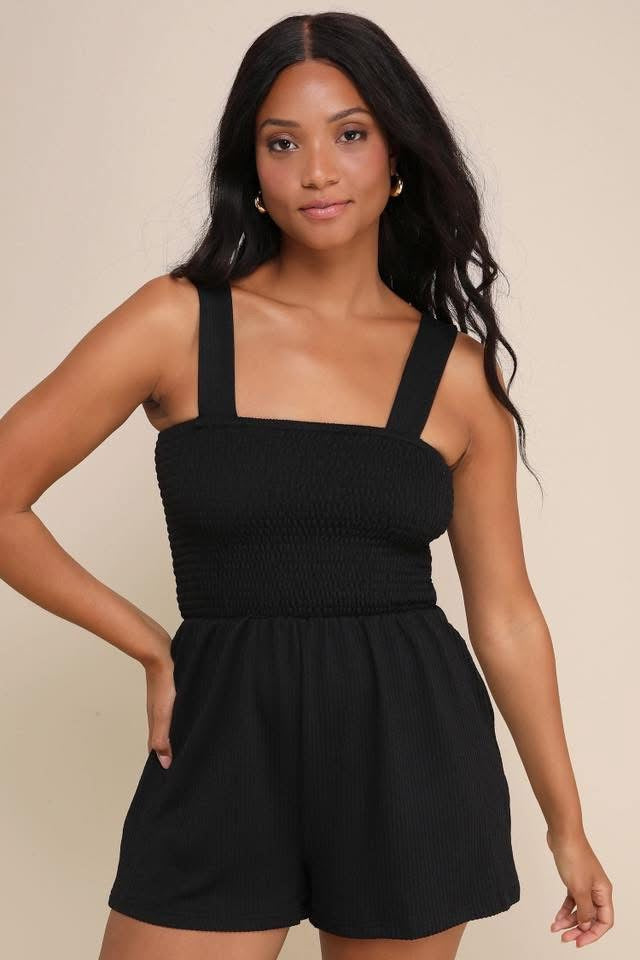 Ease of the Day Smocked Romper