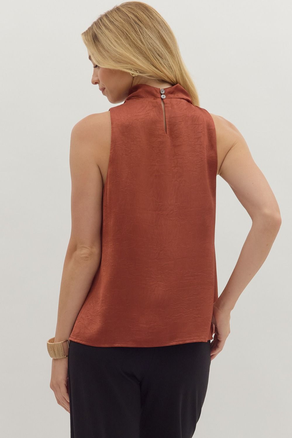 Main Attraction Drape Neck Blouse