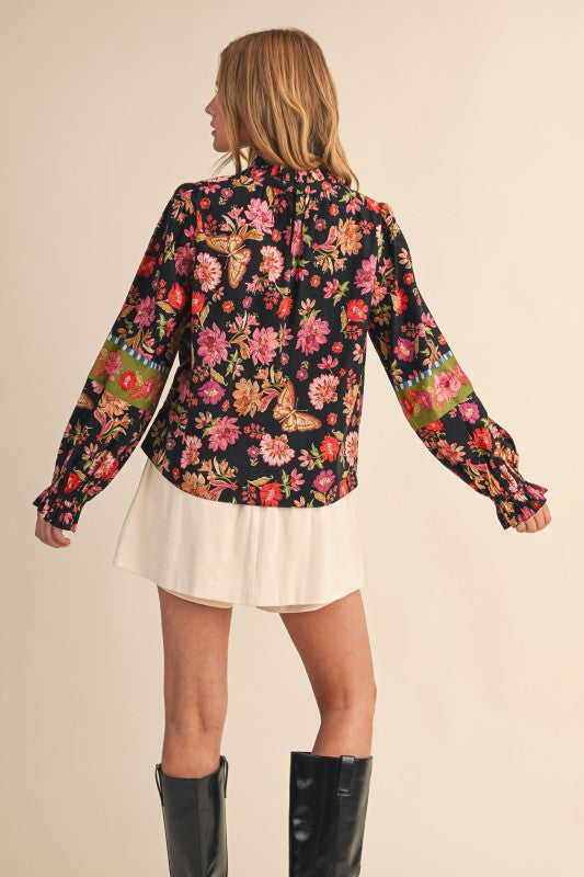 A Fine Fable Printed Blouse
