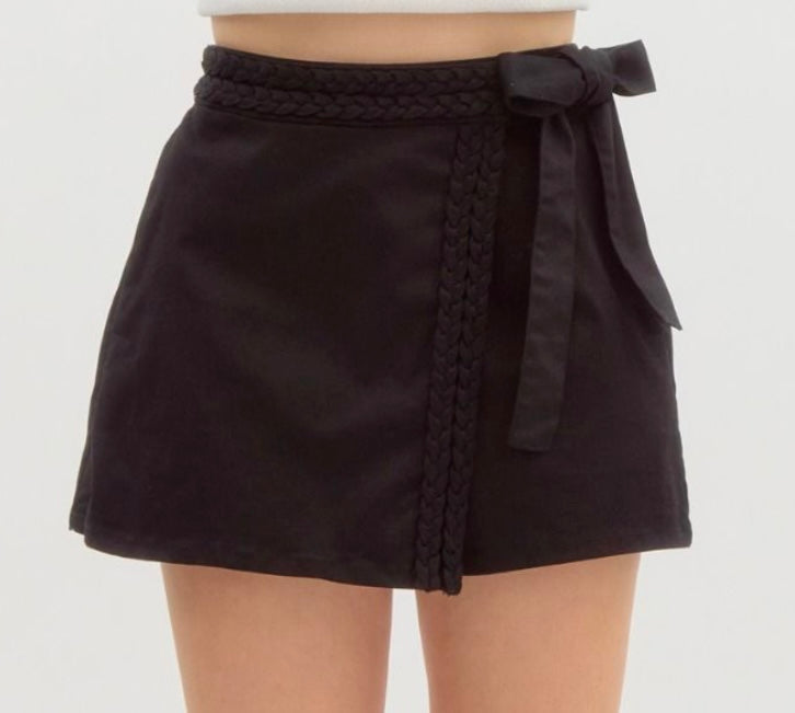 **MORE COLORS** True to You Wrap Skort