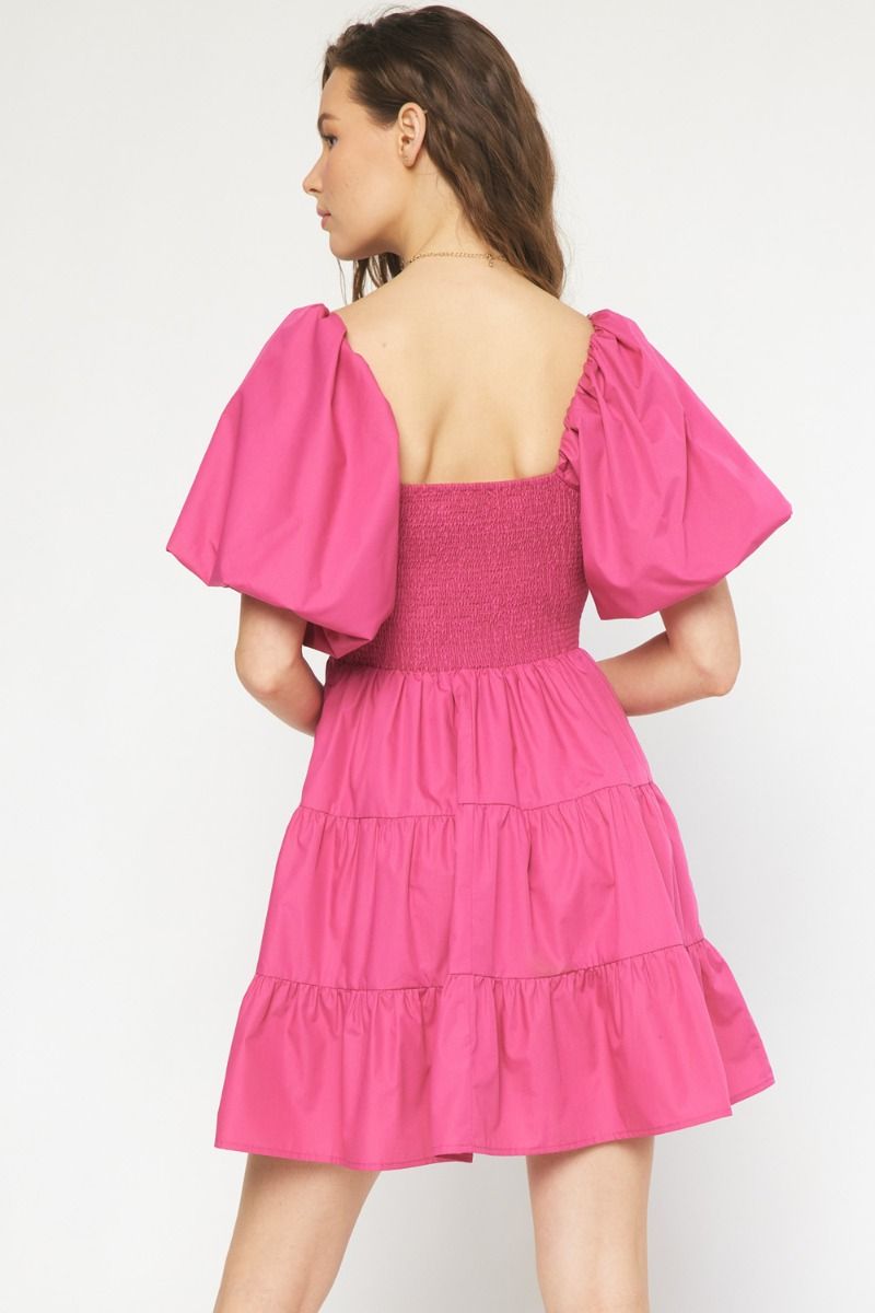 Precious to Me Smocked Fit & Flare Dress