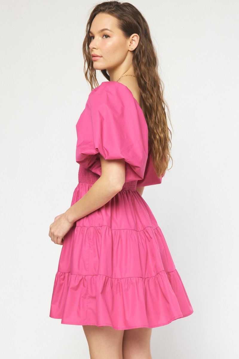 Precious to Me Smocked Fit & Flare Dress
