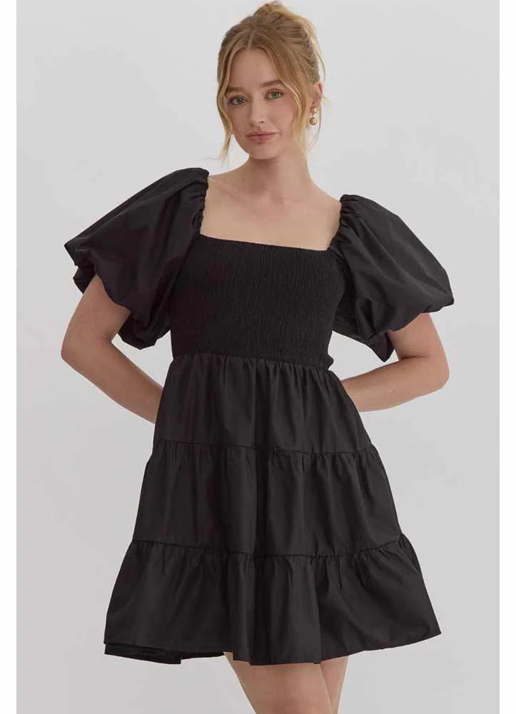 Precious to Me Smocked Fit & Flare Dress