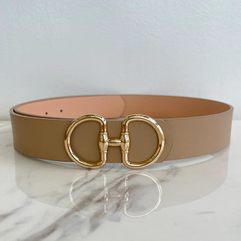 **MORE COLORS** Giddy Up Pebbled Horsebit Belt