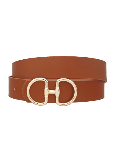 **MORE COLORS** Giddy Up Pebbled Horsebit Belt