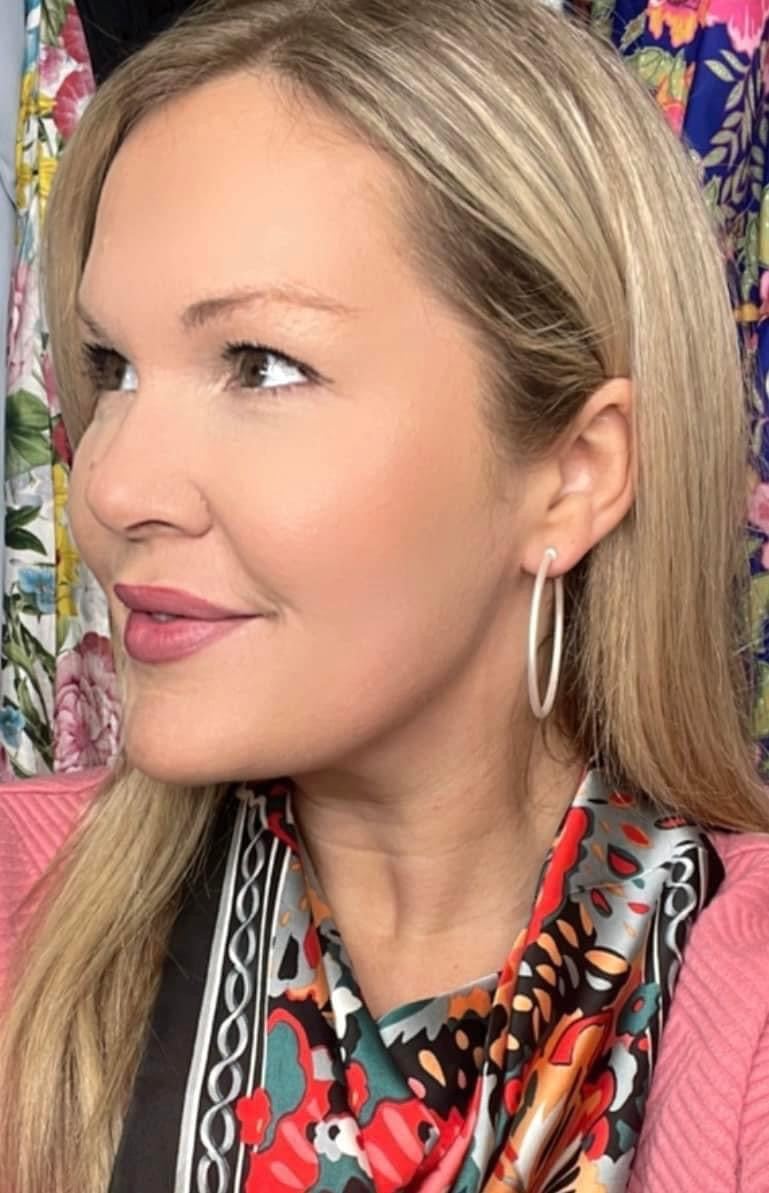 *MORE COLORS* Matte Hoop Earrings