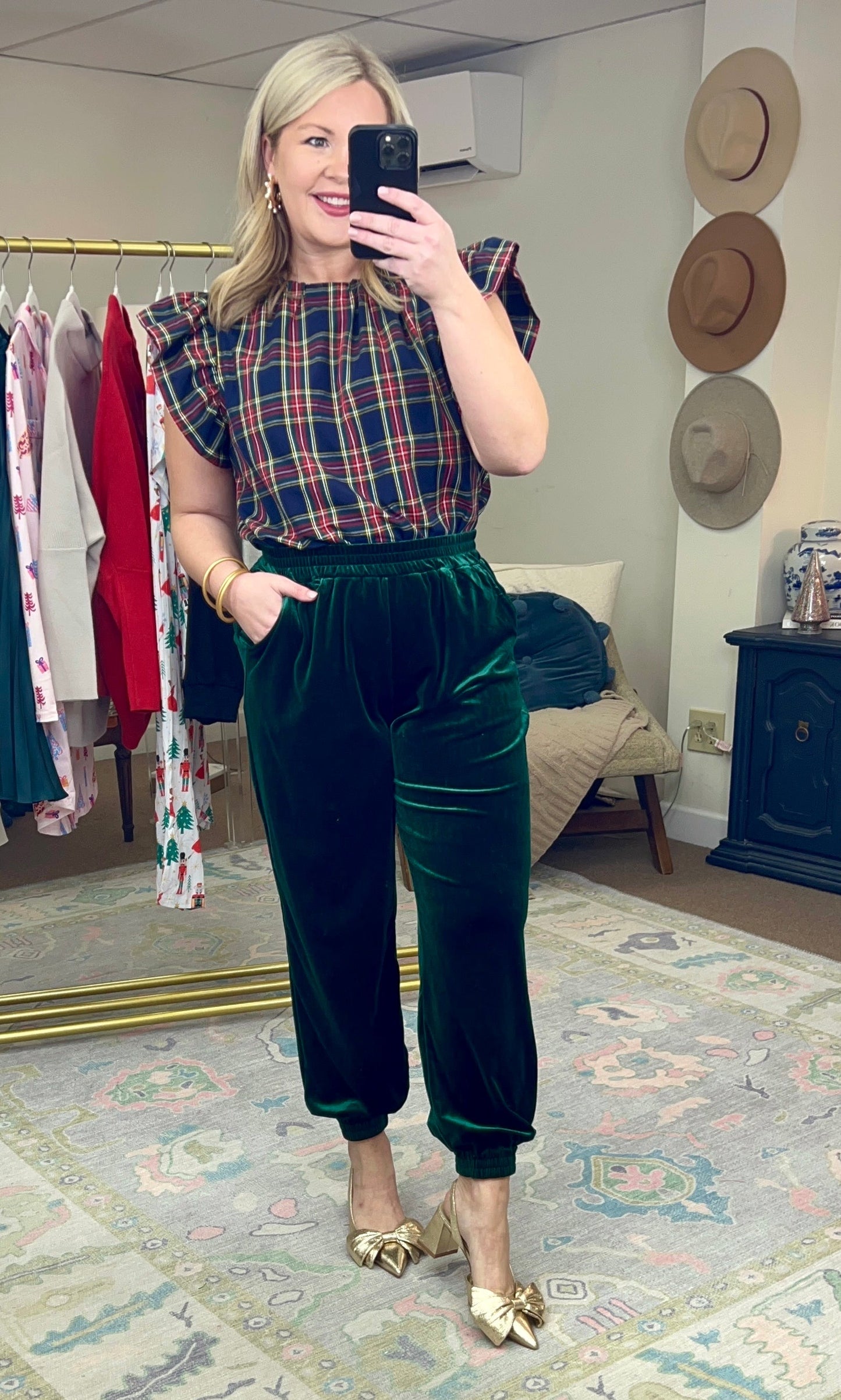 High Priority Velvet Jogger Pants