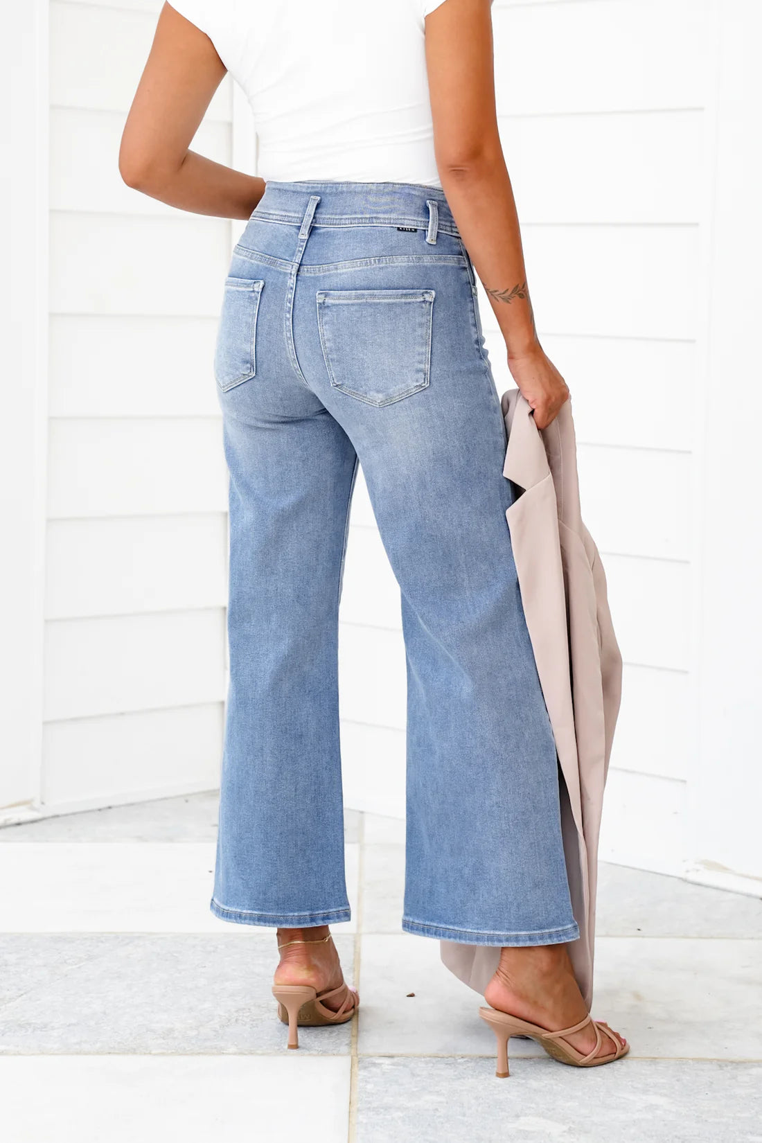 RISEN: Sweet Side High Rise Crop Denim