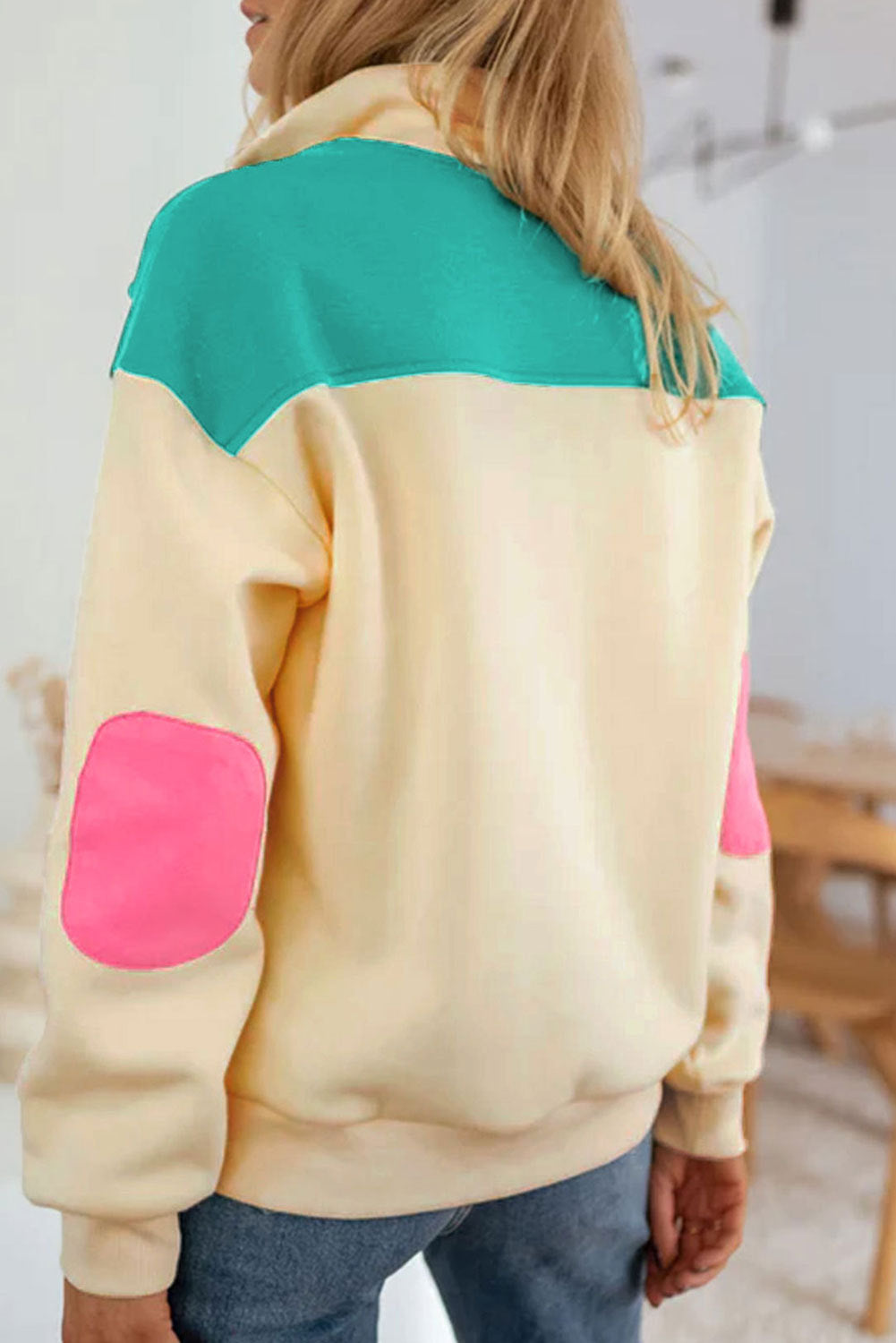 Get It Girl Retro Colorblock Pullover