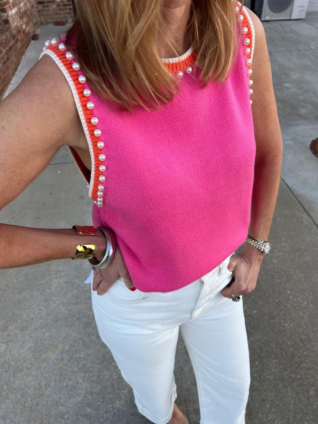 Marvelous Miss Embellished Knit Top