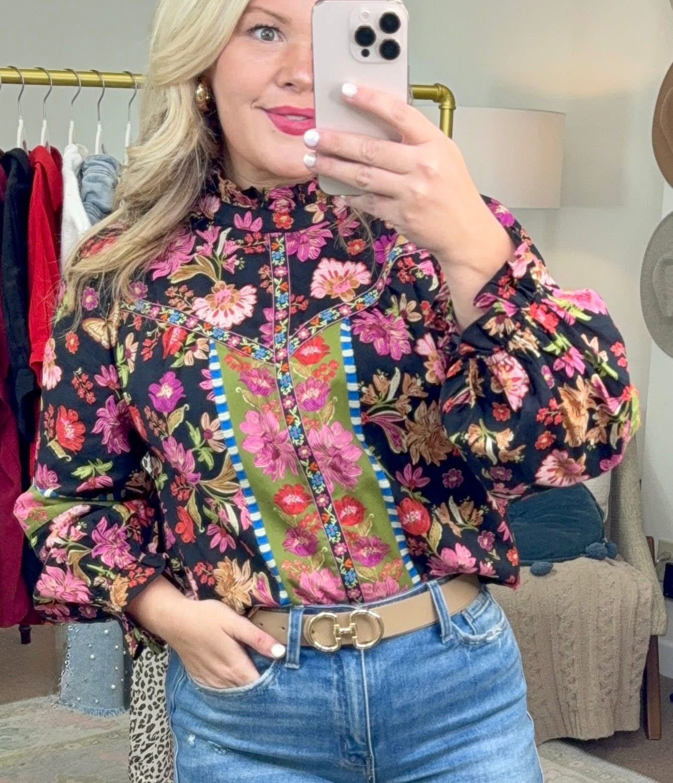 A Fine Fable Printed Blouse