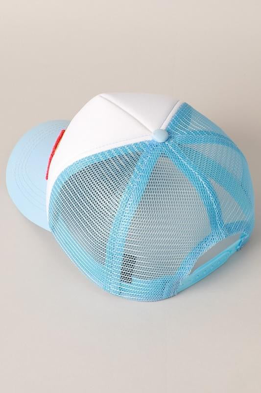 USA Chenille Patch Trucker Hat