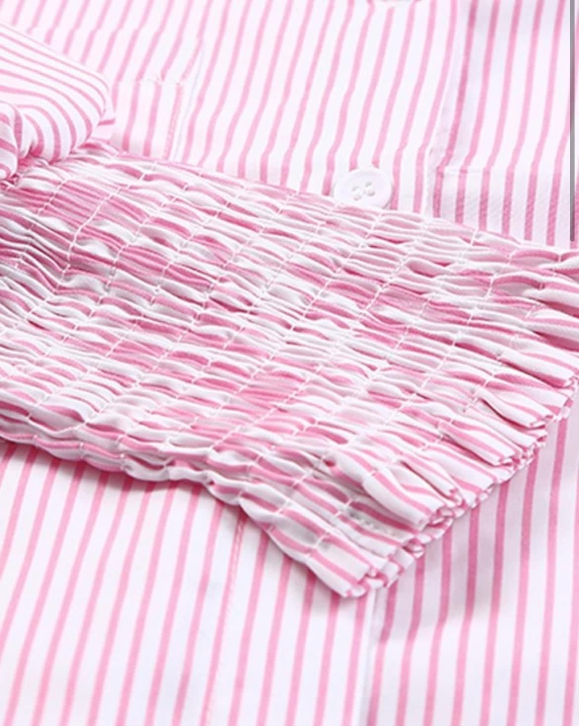 **MORE COLORS** Easygoing Gal Smock Sleeve Button Down Tunic