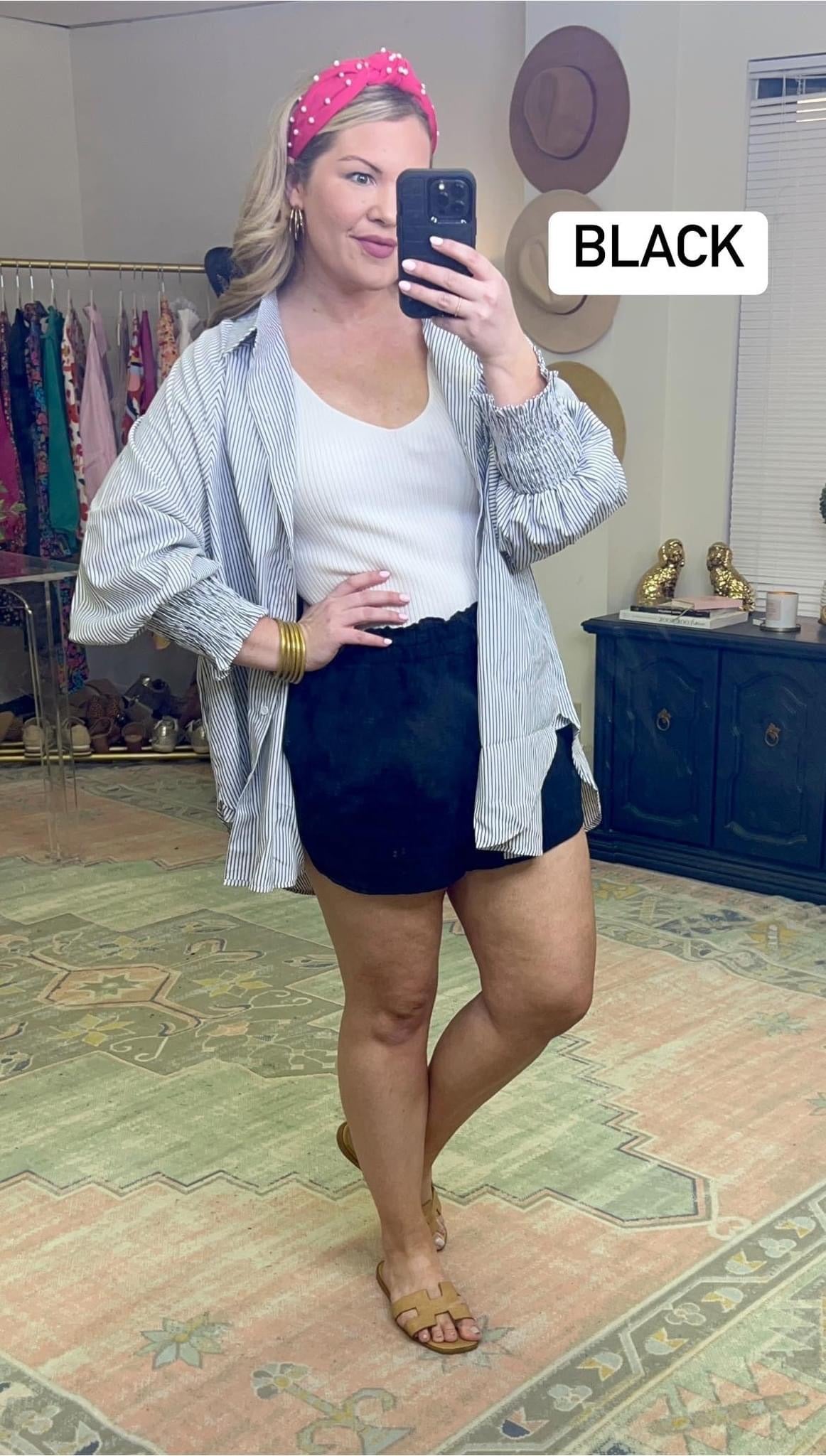**MORE COLORS** Easygoing Gal Smock Sleeve Button Down Tunic