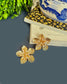 Blooming Buds Flower Pearl Earrings