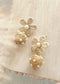 Sweet Retreat Raffia Flower Earrings