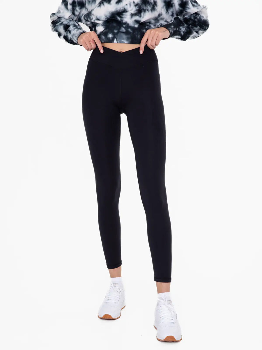 Setting Goals Crossover Waist Compression Leggings