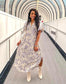 Oui Oui Toile Maxi Dress