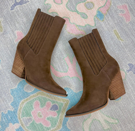 Made for Walkin Stacked Heel Bootie