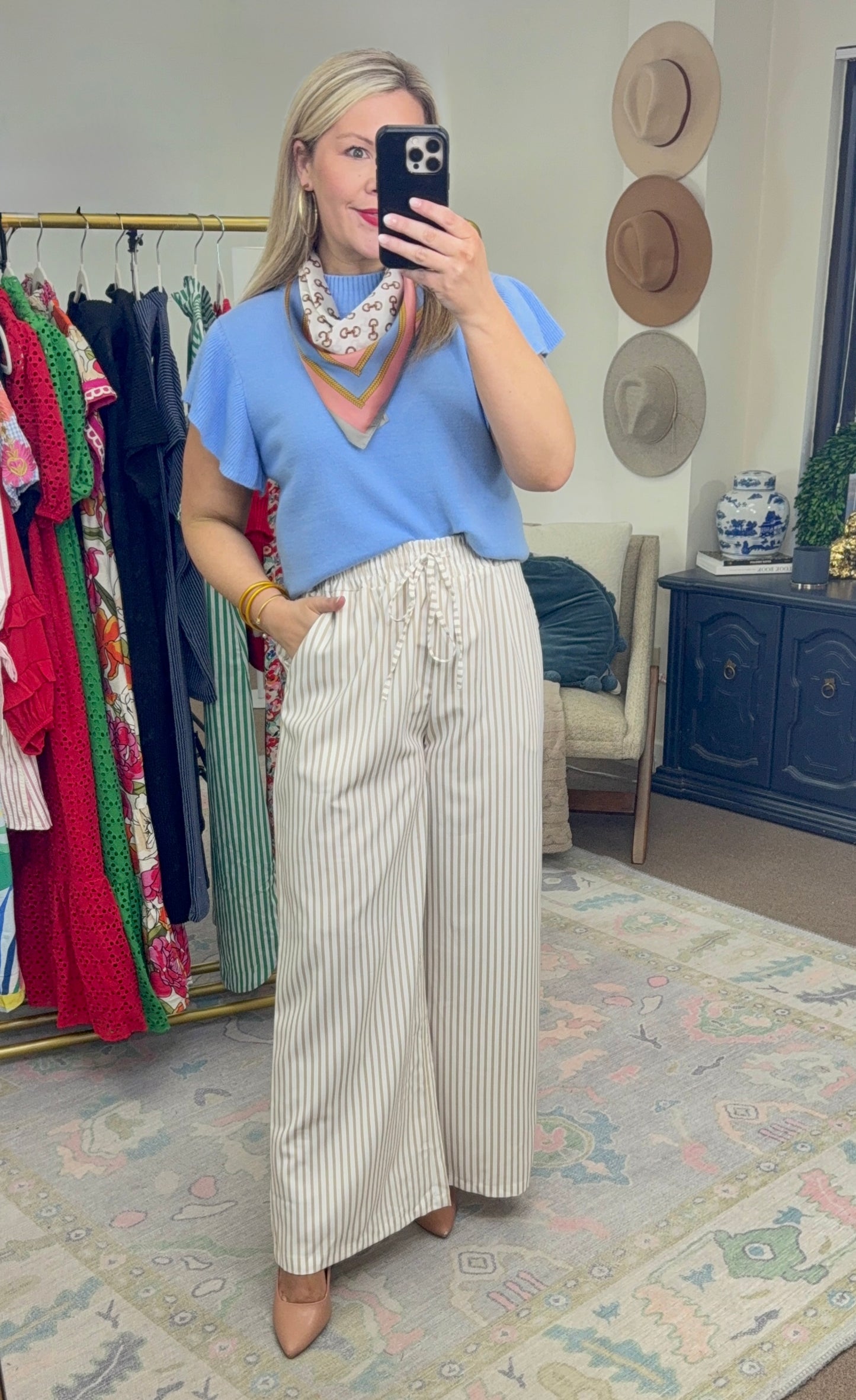 Soft Spoken Ruffle Knit Top