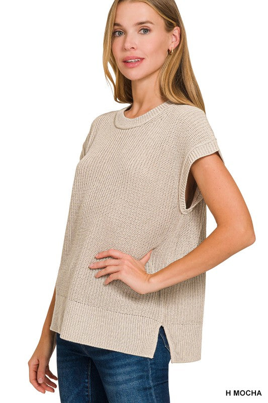 **MORE COLORS** Above All Crew Neck Knit Top