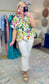 On a Whim Watercolor Print Blouse