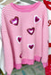 Love Fool Sequin Heart Pullover Top