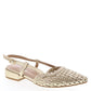 Step Out In Style Woven Slingback Flats