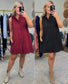 **MORE COLORS** ENTRO: Southern Standard Stand Collar Dress