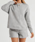 **MORE COLORS** Long Sleeve Textured Two Piece Lounge Set