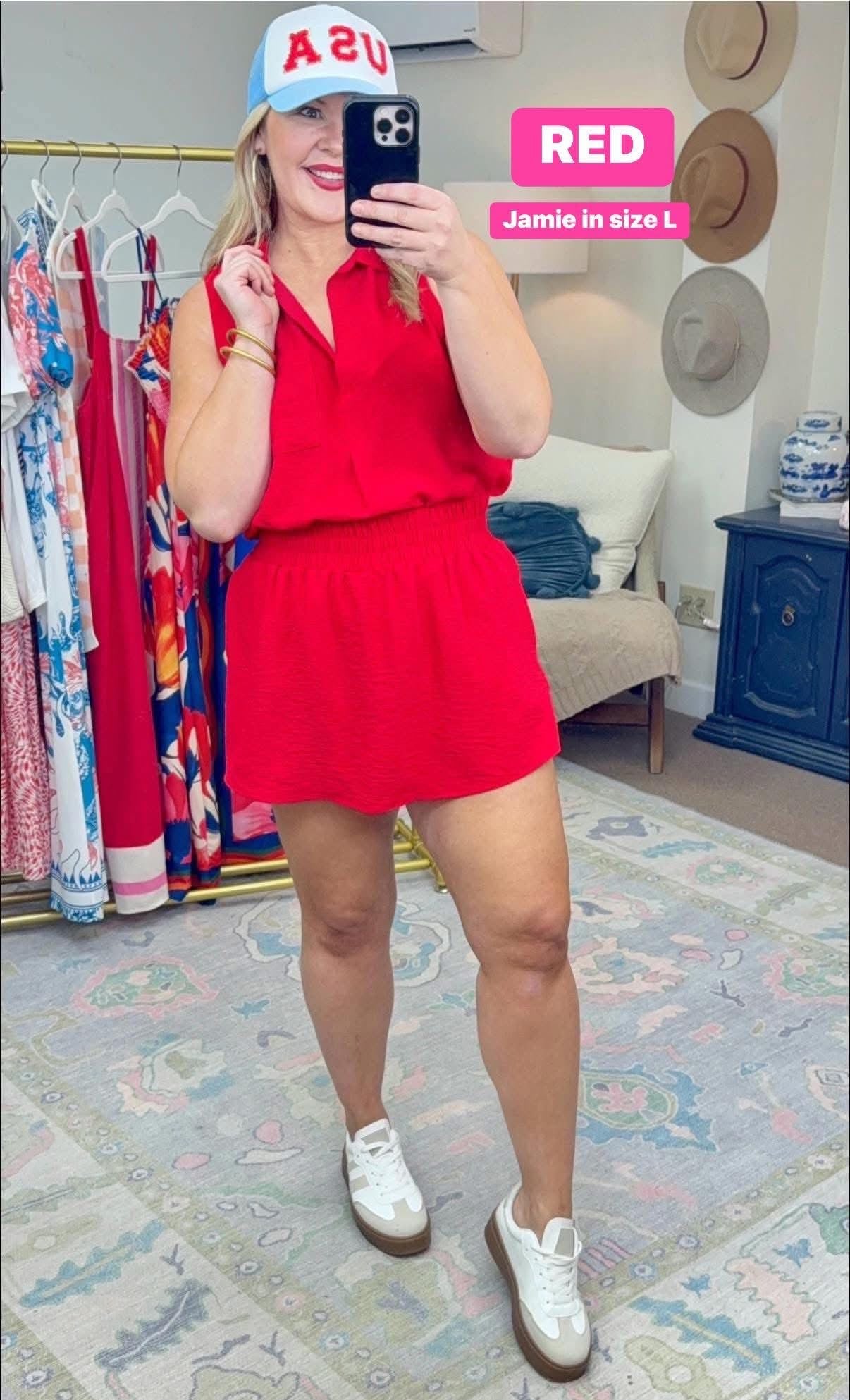 **MORE COLORS** Starts with Love Airflow Skort Set
