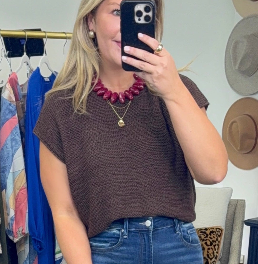 Monday to Sunday Slouchy Knit Top