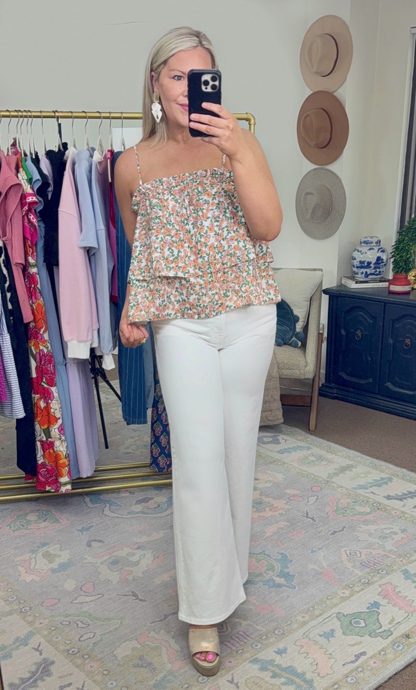 Wildflower Ways Ruffle Tiered Top