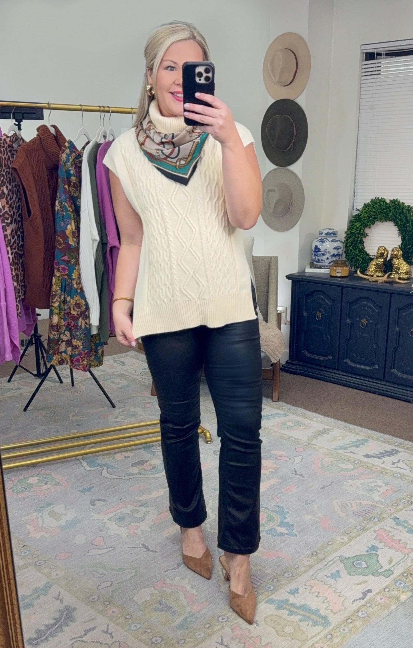High Society Cable Knit Top