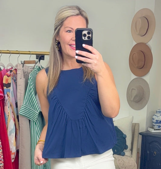 Meant To Be Poplin Blouse