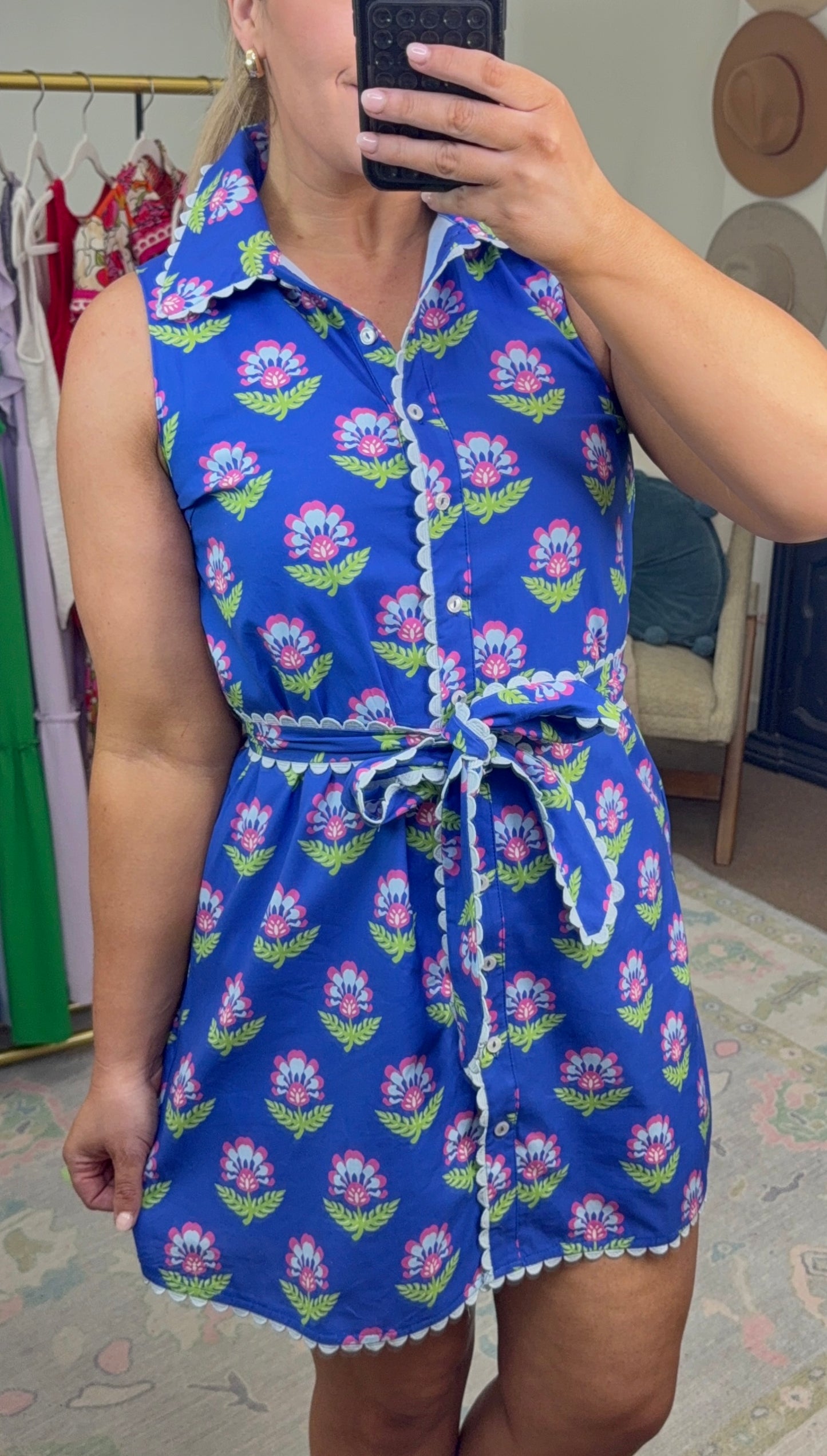TCEC: Bloom Service Printed Ric-Rac Dress