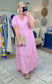 Look My Way Puff Sleeve Maxi Dress