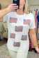 Star Spangled Flag Sequin Tee