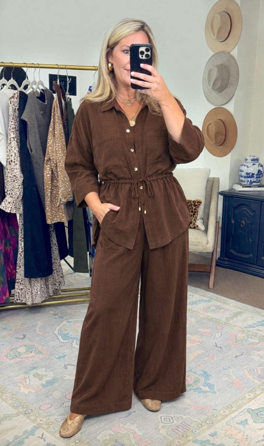 City Slicker Wide Leg Trousers