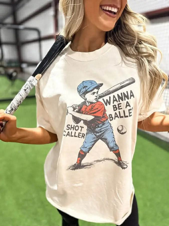 Wanna be a Baller Graphic Tee