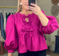 **MORE COLORS** Simply Sweet Poplin Bow Blouse