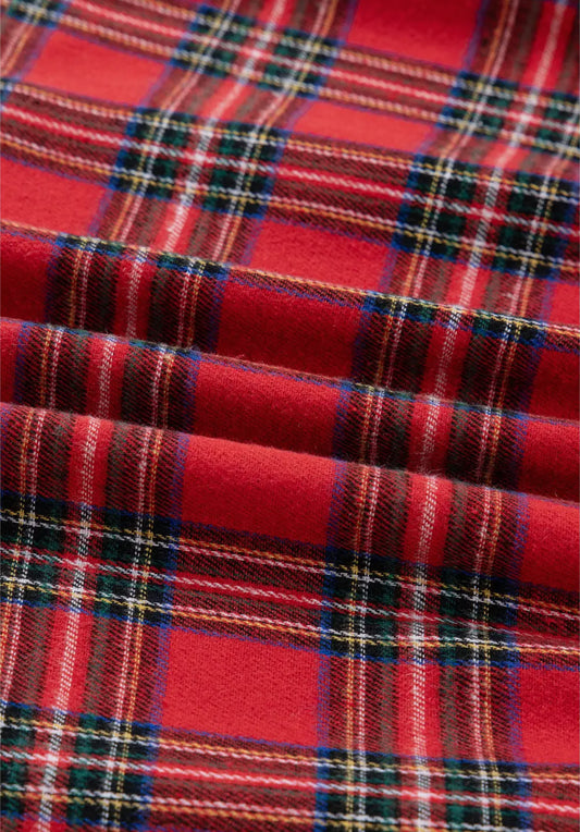 Holiday Hostess Tartan Midi Dress— PREORDER