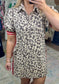 Perfectly Fine Animal Print Shirt Dress
