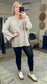 Crisp Morning Brushed Ribbed Knit Henley Top