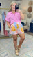 Pretty Petals Smocked Short Set