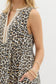 Present Moment Leopard Print Midi Dress