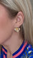 Beautiful Blooms Gold Flower Stud Earrings