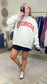 Georgia Reversible Mock Neck Sweatshirt