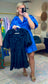 **MORE COLORS** Let’s Go Dancing Tiered Wrap Mini Dress
