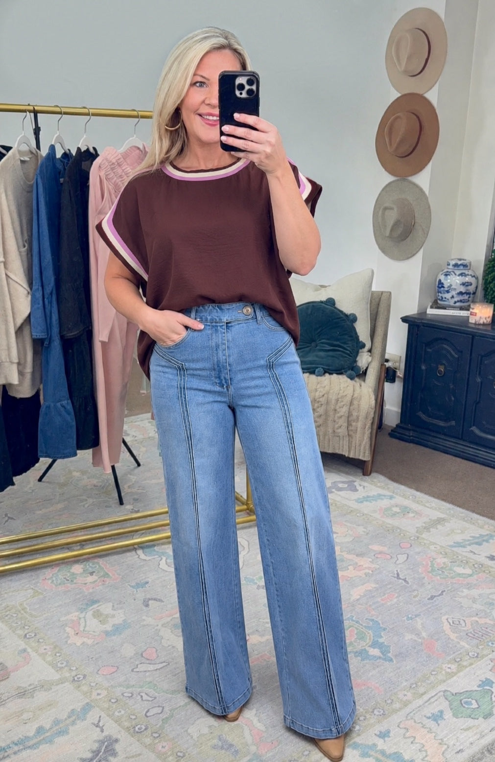 FATE: Long Gone Wide Leg Denim